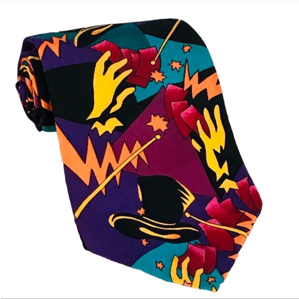 Vintage Classic Rock Band 1960's The Beatles Song Magical Mystery Tour Necktie